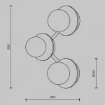 Настенный светильник Maytoni Modern MOD331WL-L6BS3K от ImperiumLoft Настенный светильник Maytoni Modern MOD331WL-L6BS3K от ImperiumLoft