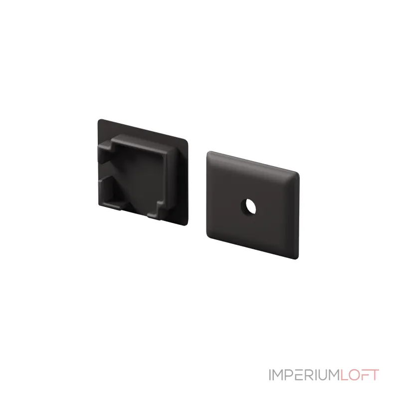 Комплект заглушек (для профиля 16×16) 2 шт., ALM-1616S-B-EC Maytoni 642030 Комплект заглушек (для профиля 16×16) 2 шт., ALM-1616S-B-EC Maytoni 642030