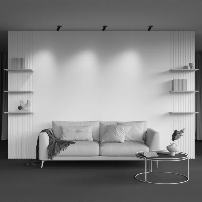 Встраиваемый светильник Maytoni Ceiling C071CL-7W2.7K-B от ImperiumLoft