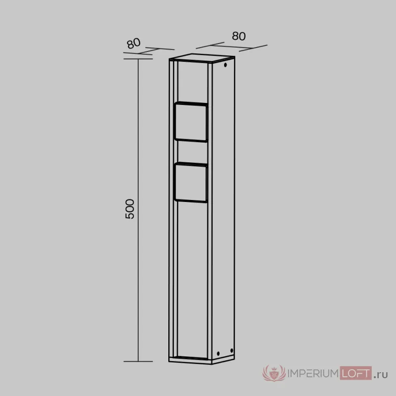 Уличная розетка Maytoni Outdoor O459FL-GF02SC от ImperiumLoft