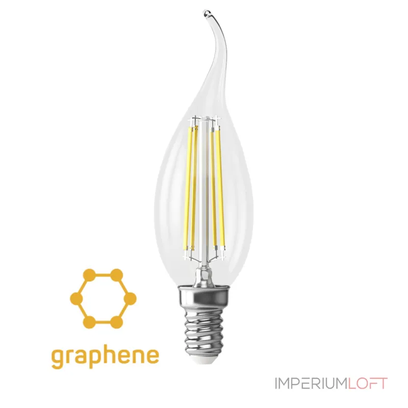 Светодиодная лампа Crystal Graphene Candle wind 9W 4000K E14 от ImperiumLoft Светодиодная лампа Crystal Graphene Candle wind 9W 4000K E14 от ImperiumLoft
