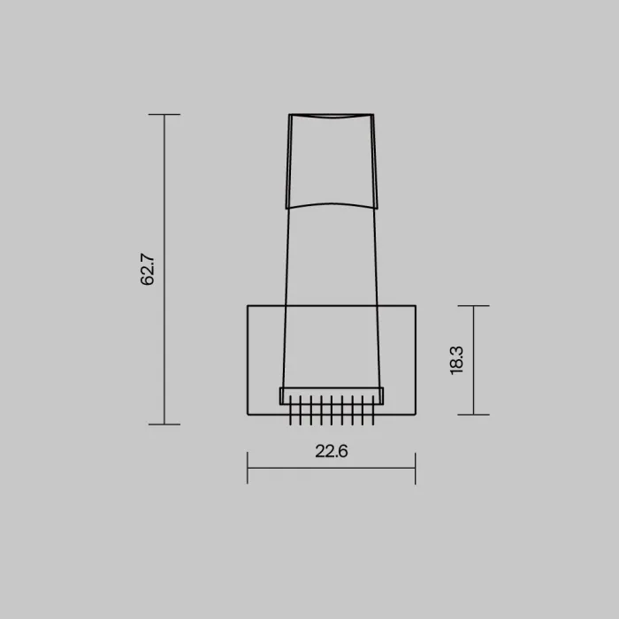 Комплект креплений (для профиля 50×35) 4 шт., ALM-5035T-MT Maytoni 642036 от ImperiumLoft