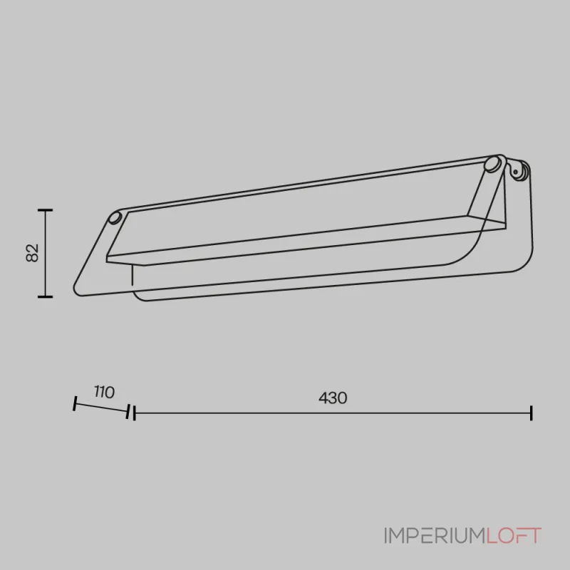 Настенный светильник Maytoni Modern MOD296WL-L10BS3K от ImperiumLoft Настенный светильник Maytoni Modern MOD296WL-L10BS3K от ImperiumLoft