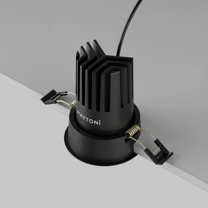Встраиваемый светильник Maytoni Dip DL117-15W-2.7K-B от ImperiumLoft