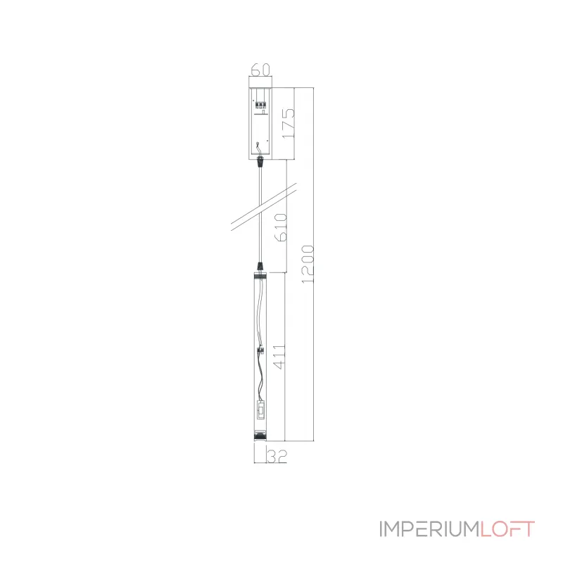 Подвесной светильник Telescope FR5168PL-L3G