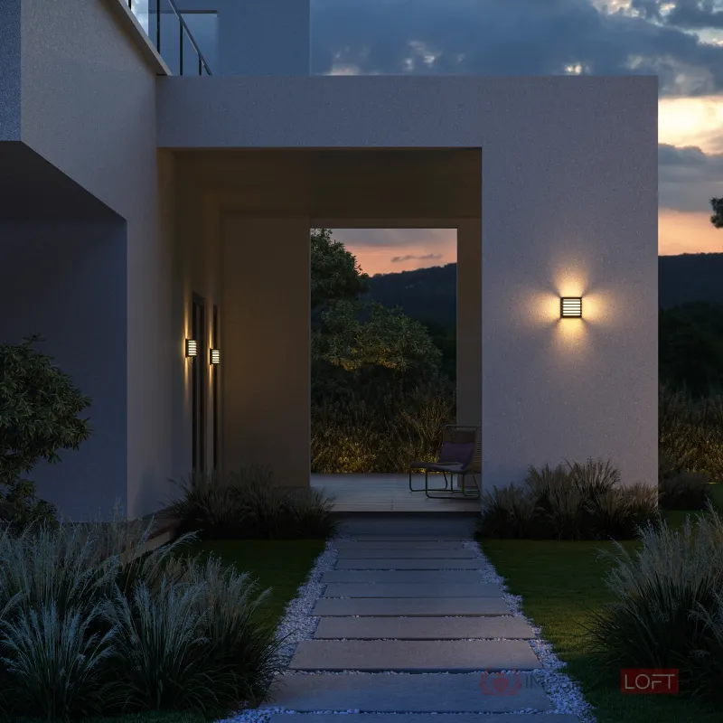 Настенный светильник Maytoni Outdoor O020WL-L10B3K от ImperiumLoft