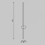 Настенный светильник (бра) Light stick MOD237WL-L11B3K