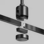 Крепление потолочное Long 700мм с прямым коннектором питания Flarity черный Maytoni FLARITY TRA159C-IPC1-B от ImperiumLoft