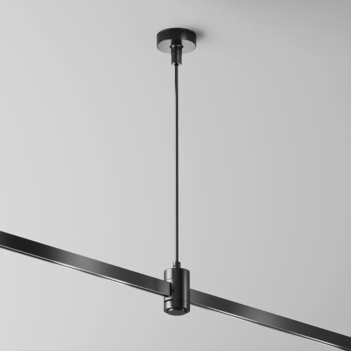 Подвес тросовый Hang с вводом питания Flarity черный Maytoni FLARITY TRA157SW-B1-B от ImperiumLoft