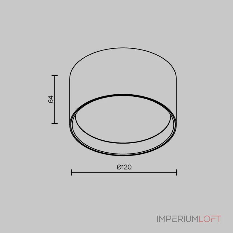 Потолочный светильник Maytoni Ceiling C091CL-12W3K-W