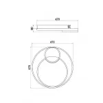 Потолочный светильник Freya Nation Market FR10028CL-L80B