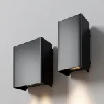 Уличный настенный светильник Maytoni Shell O505WL-L3B3K