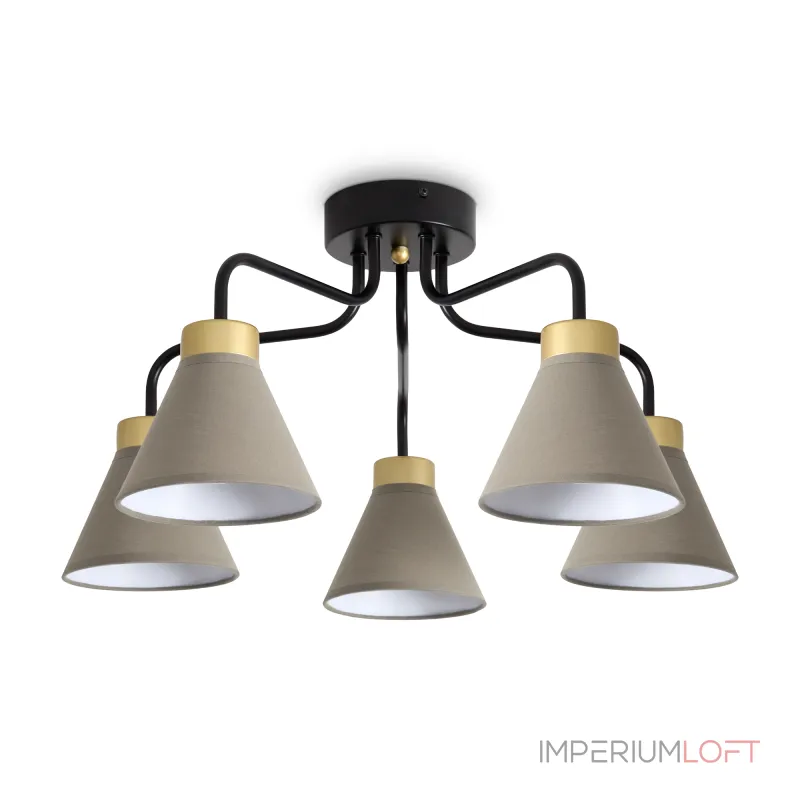 Потолочная люстра Freya Натта / Natta FR5587CL-05BBZ Потолочная люстра Freya Натта / Natta FR5587CL-05BBZ