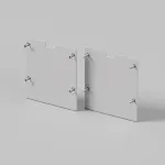 Комплект заглушек (для профиля 50×50) 2 шт., ALM-5050-S-EC Maytoni 642046 от ImperiumLoft