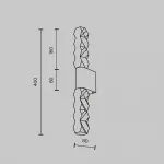 Настенный светильник (бра) Maytoni Selemo MOD328WL-L5CH3K от ImperiumLoft Настенный светильник (бра) Maytoni Selemo MOD328WL-L5CH3K от ImperiumLoft
