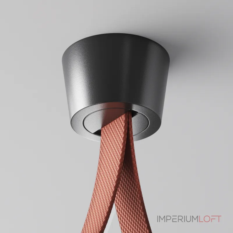 Чаша накладная Parity для двойного вывода ленты черная