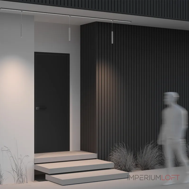 Уличный трековый светильник Focus LED Elasity IP Maytoni O-TR01-1-P-8WW3K