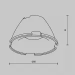 Линза для Alfa LED 18° Maytoni Downlight LensD35-18