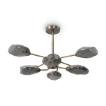 Люстра на штанге Freya Пепельный / Ashy FR5327CL-08BZ