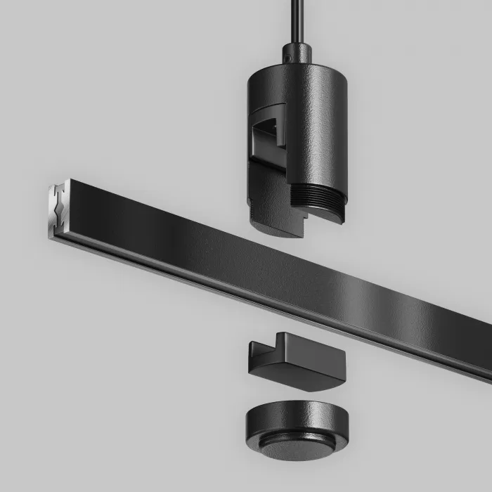 Подвес тросовый Hang с вводом питания Flarity черный Maytoni FLARITY TRA157SW-B1-B от ImperiumLoft