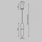 Подвесной светильник Maytoni Pendant P101PL-L300-12W3K-B