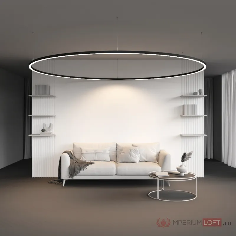 Радиусный профиль 35x35 ?3000мм 1/8 круга черный Maytoni ALM-3535R-B-D-45°-3M от ImperiumLoft
