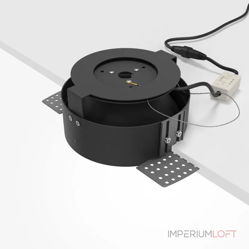 Встраиваемый светильник Maytoni Downlight DL060-9W3-4-6K-TRS-B