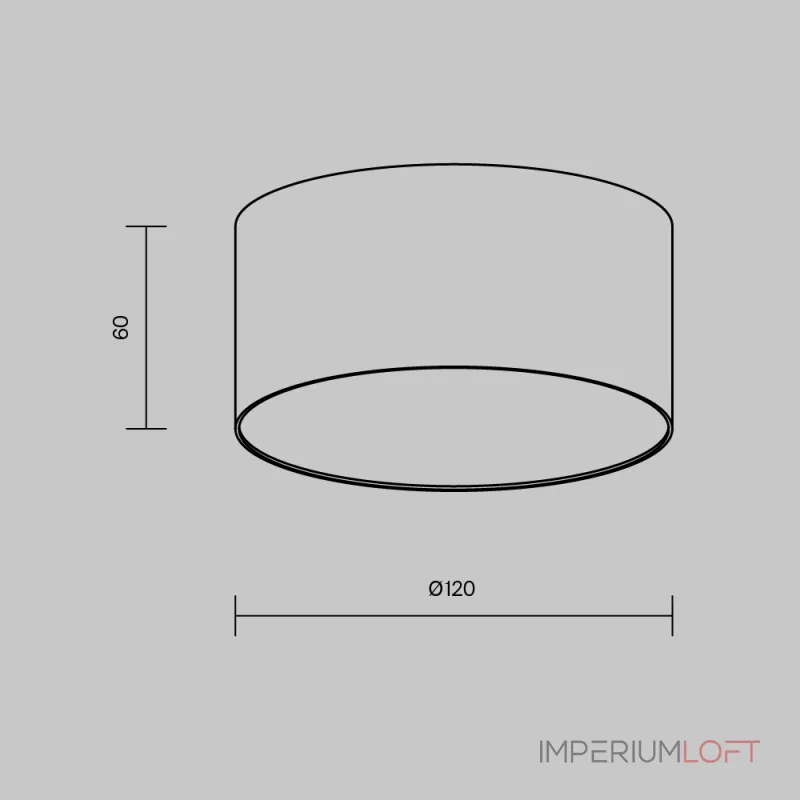 Потолочный светильник Maytoni Ceiling C032CL-12W2.7K-RD-MG
