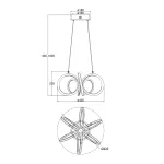 Подвесная люстра Freya Jumbo FR6047PL-L120W