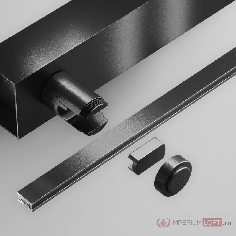 Основание настенное Wall для блока питания с вводом питания Flarity черный Maytoni FLARITY TRA155CW-BB-B от ImperiumLoft