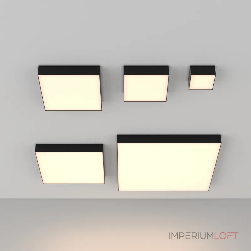 Потолочный светильник Zon C032CL-24W3K-SQ-B от ImperiumLoft Потолочный светильник Zon C032CL-24W3K-SQ-B от ImperiumLoft