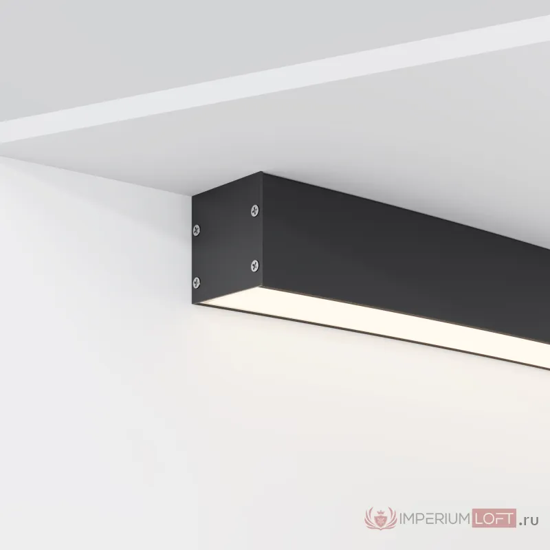 Радиусный профиль 35x35 ?3000мм 1/8 круга черный Maytoni ALM-3535R-B-D-45°-3M от ImperiumLoft