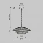 Подвесной светильник Maytoni Costa MOD394PL-01BS от ImperiumLoft