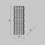 Настенный светильник (бра) Maytoni Modern MOD335WL-L20CH3K от ImperiumLoft