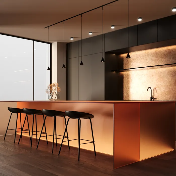 Трековый подвесной светильник Maytoni BASITY TR182-1-5WTW-M-B от ImperiumLoft