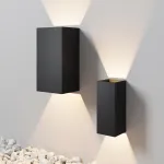 Уличный настенный светильник Maytoni Drape O525WL-L20B3K