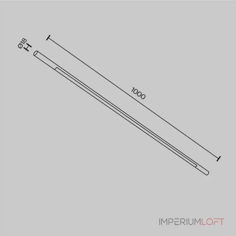 Светильник Maytoni Basis C100CL-L1000-24W3-6K-BS от ImperiumLoft