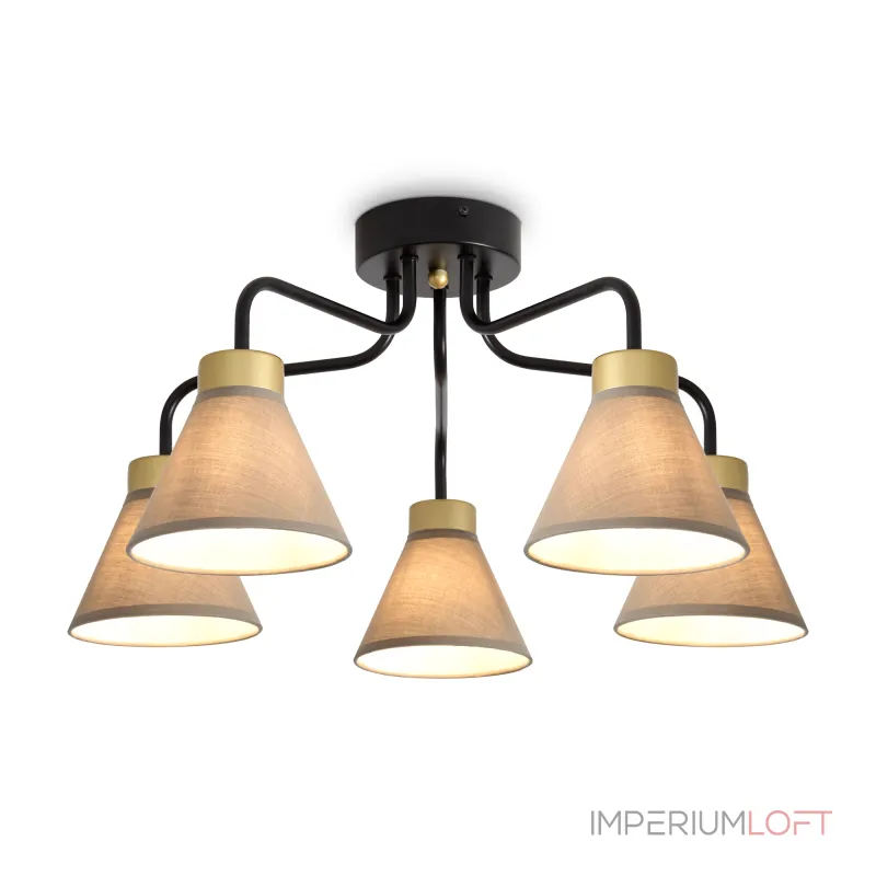 Потолочная люстра Freya Натта / Natta FR5587CL-05BBZ Потолочная люстра Freya Натта / Natta FR5587CL-05BBZ