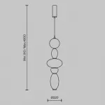 Подвесной светильник Maytoni Modern MOD297PL-L24BS3K1 от ImperiumLoft