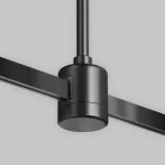 Крепление потолочное Long 700мм с прямым коннектором питания Flarity черный Maytoni FLARITY TRA159C-IPC1-B от ImperiumLoft