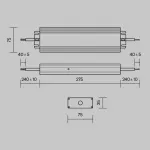 Блок питания Maytoni PSL008-250W-48V-IP67 от ImperiumLoft