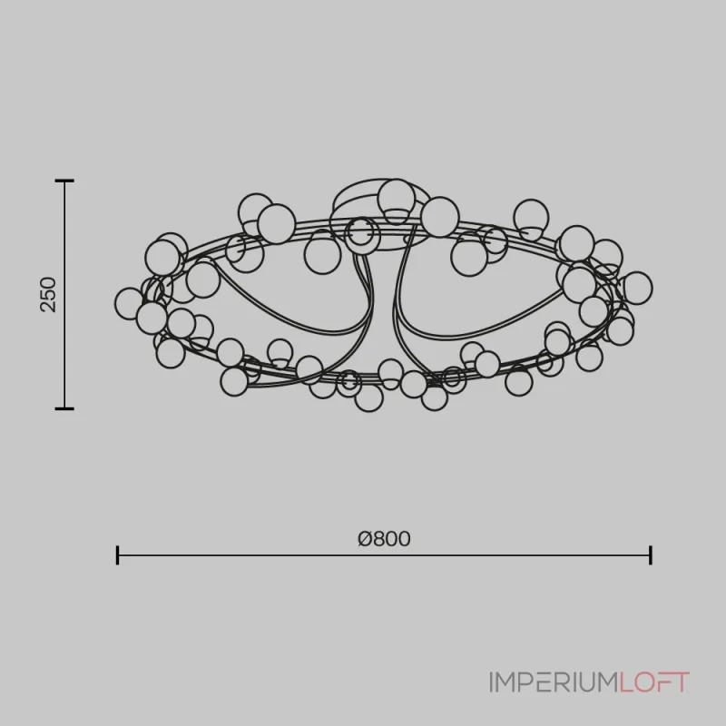 Потолочный светильник Tessara MOD081CL-L48G3K от ImperiumLoft Потолочный светильник Tessara MOD081CL-L48G3K от ImperiumLoft