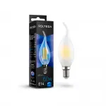 Светодиодная лампа Crystal Candle wind matt 6W 4000K E14 Voltega Crystal 7026