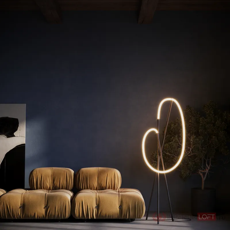 Напольный светильник (торшер) Maytoni Crochet MOD369FL-L36B3K от ImperiumLoft