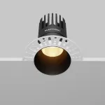 Встраиваемый светильник Maytoni Dip DL122-15W-2.7K-TRS-B