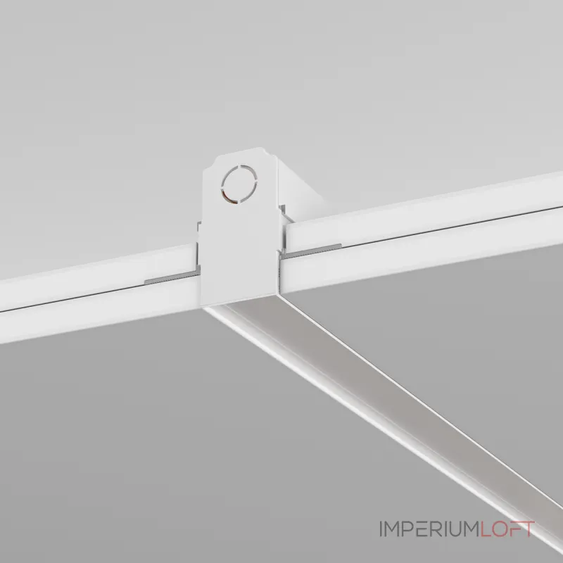Шинопровод 3м Exility встраиваемый под ГКЛ 12,5мм, белый от ImperiumLoft Шинопровод 3м Exility встраиваемый под ГКЛ 12,5мм, белый от ImperiumLoft