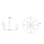 Люстра Freya Modern FR5184PL-08CH от ImperiumLoft