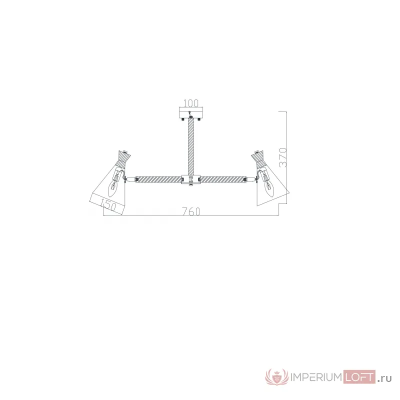 Люстра Rise FR5169PL-05W от ImperiumLoft