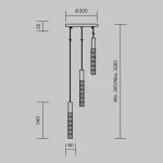Подвесной светильник Selemo Maytoni MOD328PL-L9BS3K