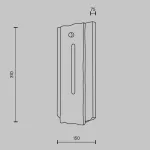 Бра Maytoni Ventana MOD523WL-L15BG3K